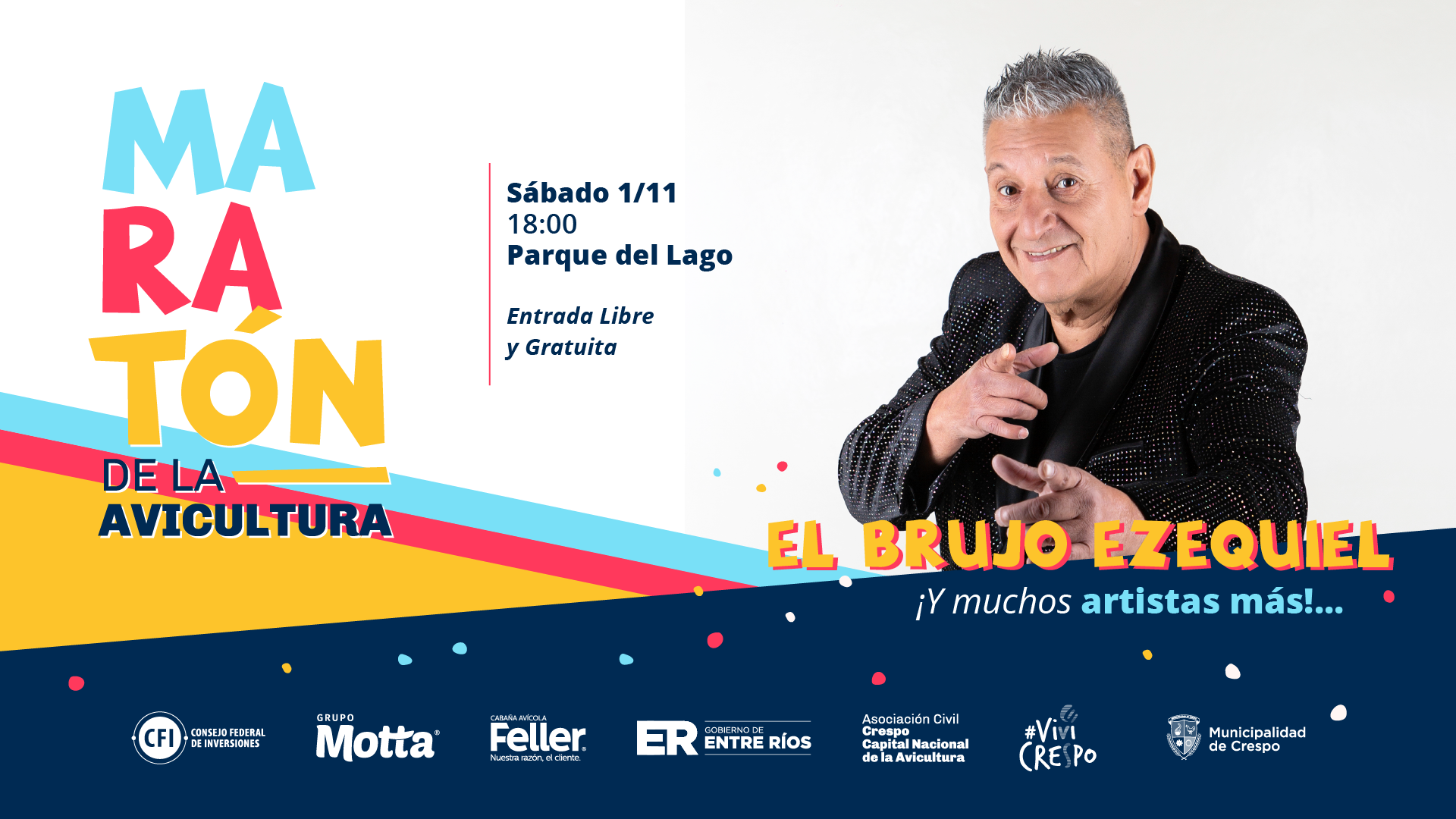 EL BRUJO EZEQUIEL CERRARÁ LA MARATÓN DE LA AVICULTURA
